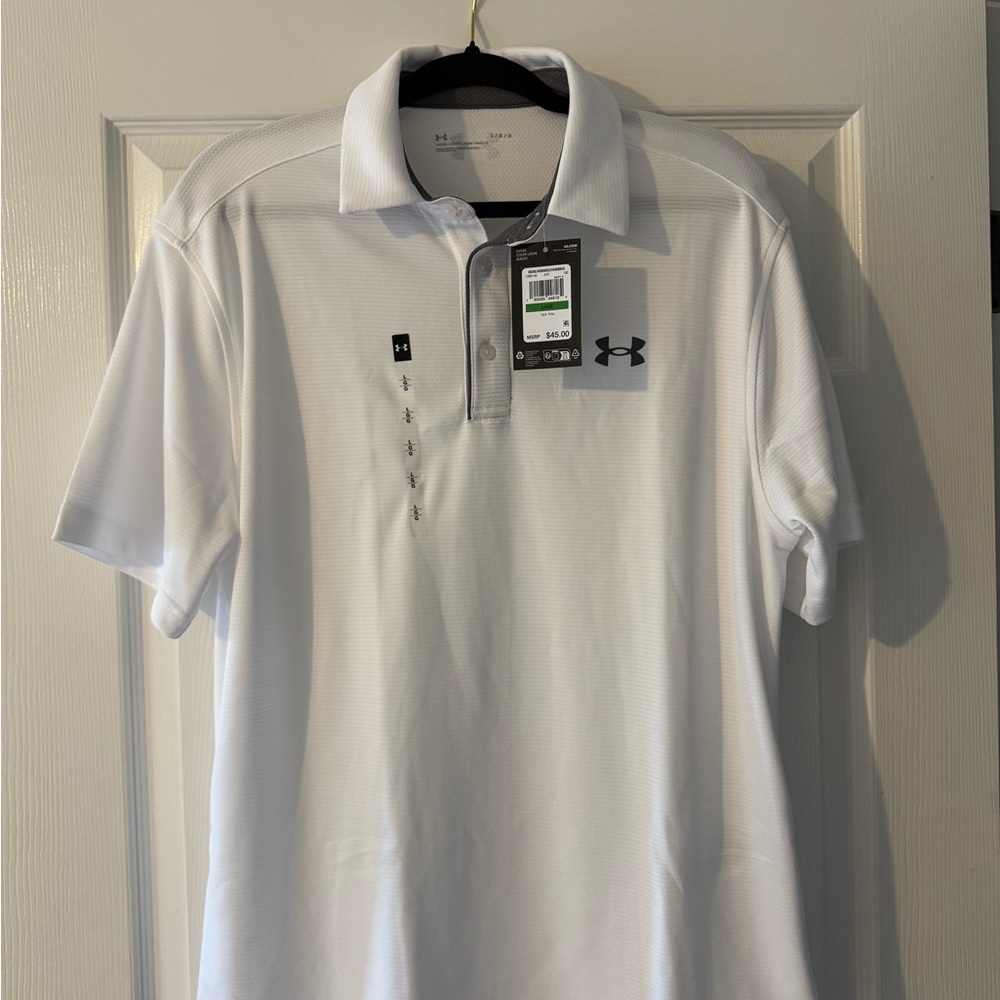Under Armour Men's Classic White Polo